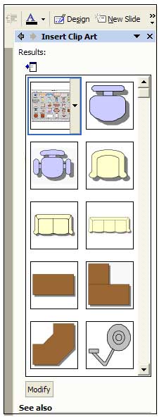 furniture clipart for floor plans - photo #38