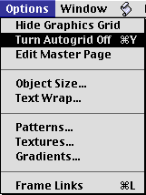Turn Autogrid Off